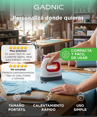 Mini Plancha de Sublimado Gadnic 3 Niveles de Temperatura - 1