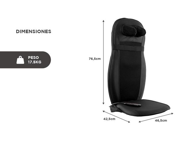 Masajeador Gadnic Alamo Cuello, Espalda y Glúteos 5 Modos Terapia de Calor - 5