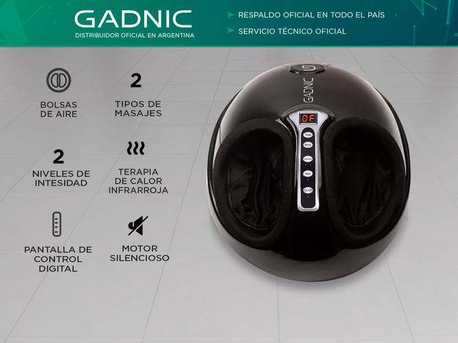 Masajeador Gadnic Foot Massage Luxury Para Pies 2 Modos Terapia Calor - 1