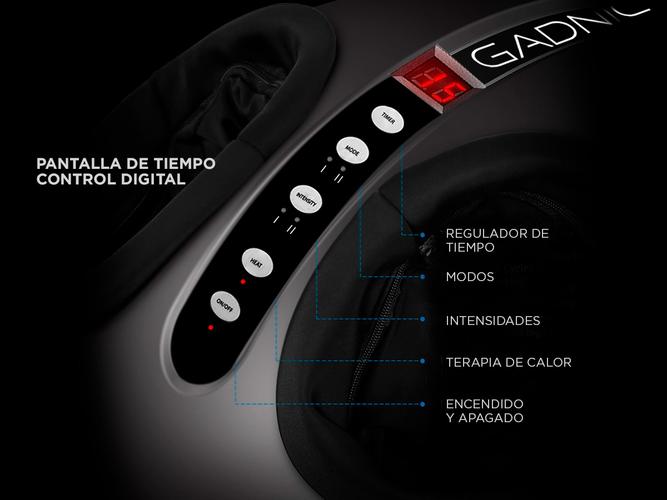 Masajeador Gadnic Foot Massage Luxury Para Pies 2 Modos Terapia Calor - 5
