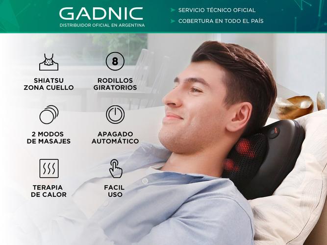 Masajeador Gadnic Wings Portátil Terapia de Calor 8 Nodos 2 Modos - 1