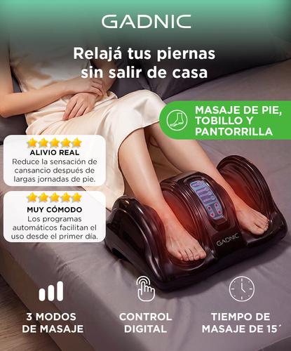 Masajeador Gadnic Healthy Feet Pies Tobillos y Pantorrillas 3 Modos Digital - 1