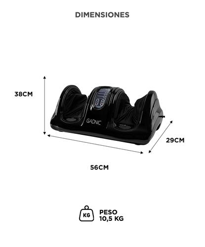 Masajeador Gadnic Healthy Feet Pies Tobillos y Pantorrillas 3 Modos Digital - 5
