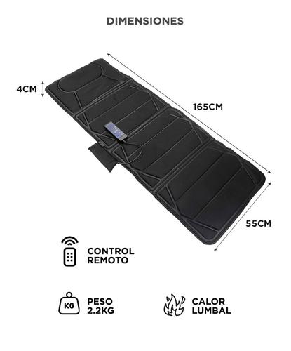 Masajeador Gadnic Mat Massager 10 Motores 5 Modos Terapia de Calor - 5