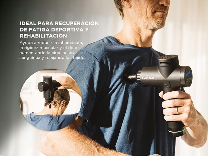 Masajeador Gadnic Massage Gun Pistola Inalámbrica Rehabilitación Fatiga Deportiva Usado - 2