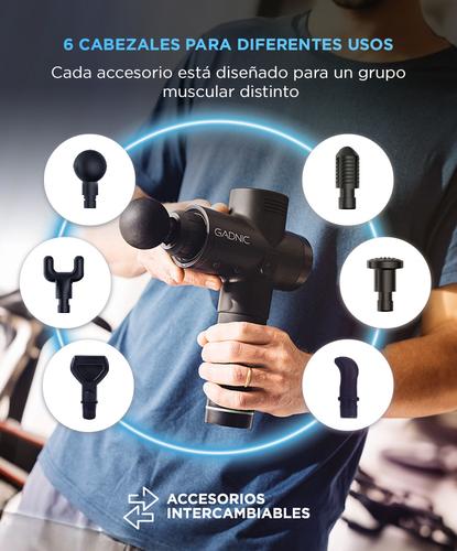 Masajeador Gadnic Massage Gun Pistola Inalámbrica Rehabilitación Fatiga Deportiva Usado - 2