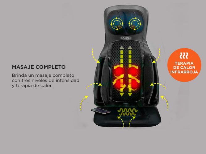 Asiento Masajeador Gadnic CIPRES Cuello Espalda Outlet - 3