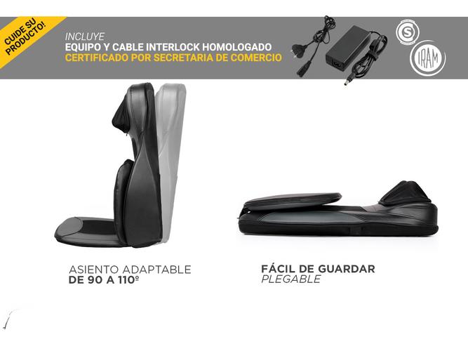 Asiento Masajeador Gadnic CIPRES Cuello Espalda - 5