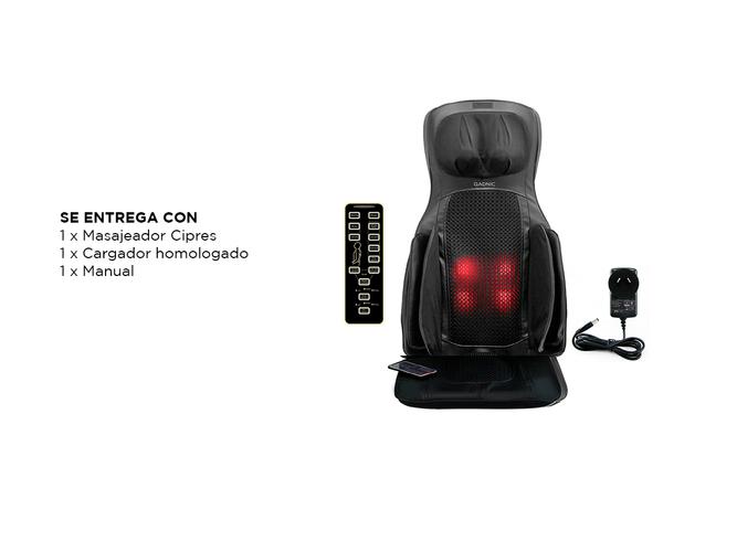 Asiento Masajeador Gadnic CIPRES Cuello Espalda - 6