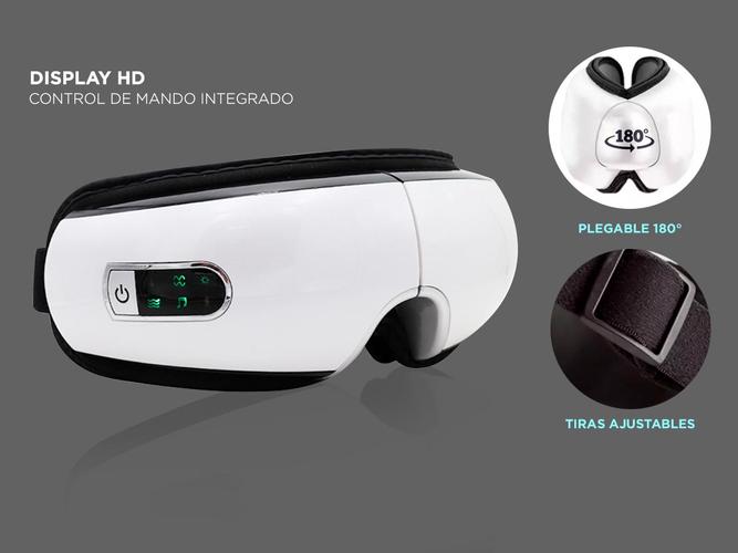 Masajeador Gadnic Shiatsu Para Ojos Terapia de Calor y Vibración con BT - 4