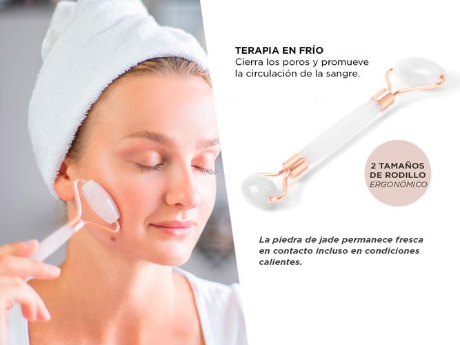 Kit x4 Masajeador Facial Piedra Blanco MST008 - 3