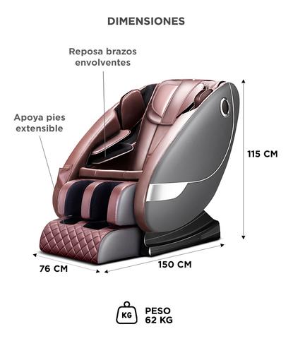Sillón Masajeador Gadnic Titanium Masaje Cuerpo Completo Terapia De Calor Bluetooth - 5