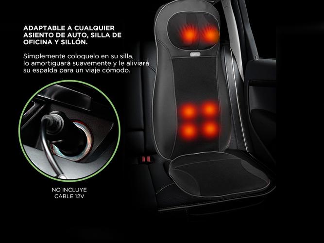 Asiento Masajeador Gadnic Acacia Shiatsu Terapia de Calor Usado - 4