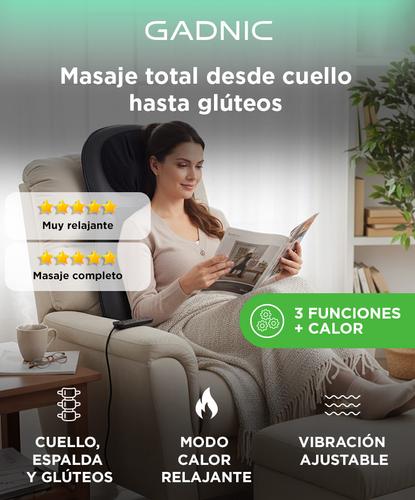 Asiento Masajeador Gadnic Acacia Shiatsu Terapia de Calor - 1