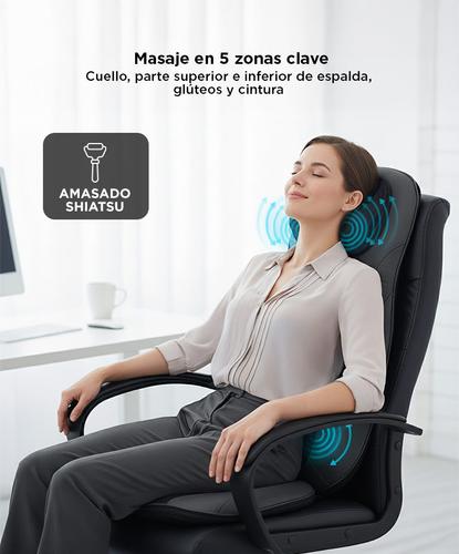 Asiento Masajeador Gadnic Acacia Shiatsu Terapia de Calor - 2