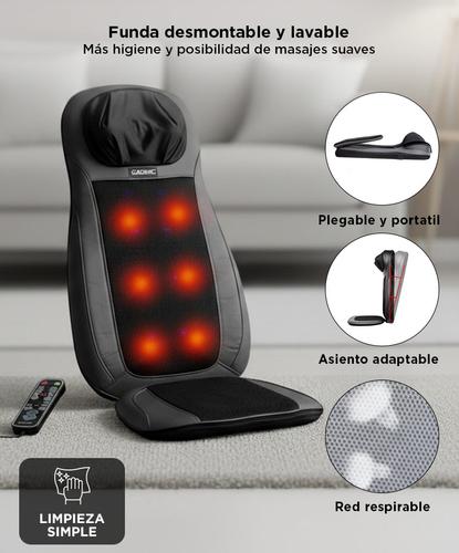 Asiento Masajeador Gadnic Acacia Shiatsu Terapia de Calor - 4