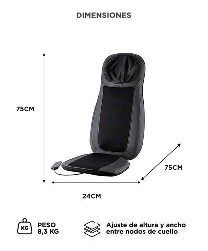 Asiento Masajeador Gadnic Acacia Shiatsu Terapia de Calor - 5