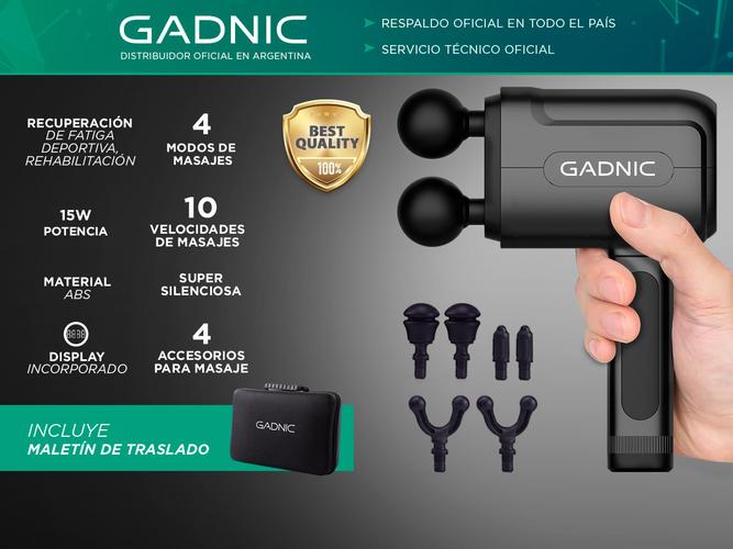Pistola Masajeadora Doble Gadnic Rehabilitación  - 1