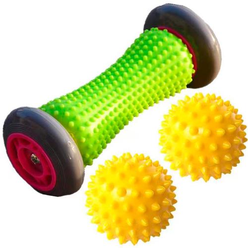 Kit Rodillo De Reflexología Gadnic Bolas Masajeadoras Fascitis Rehabilitacion - 0