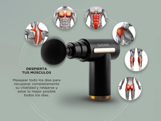 Pistola Masajeadora Gadnic PROMASSAGE Inalámbrica  - 2