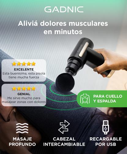Pistola Masajeadora Gadnic PROMASSAGE Inalámbrica  - 1