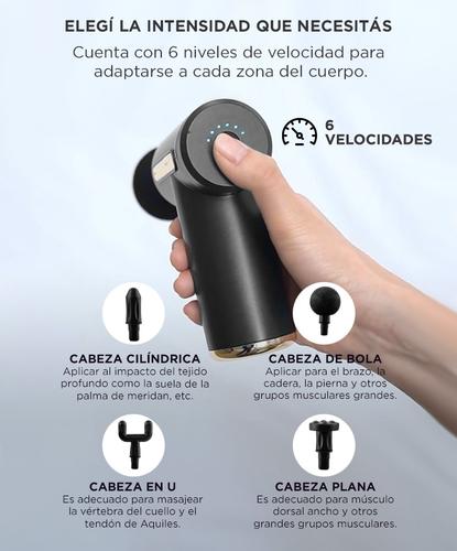 Pistola Masajeadora Gadnic PROMASSAGE Inalámbrica  - 3