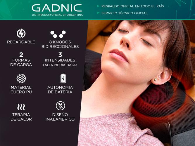 Masajeador De Cuello Gadnic Yapeyú Cervical Recargable Shiatsu - 1