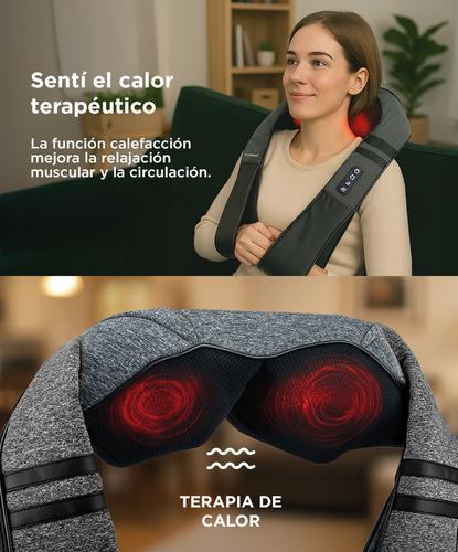 Masajeador De Cuello Gadnic Yapeyú Cervical Recargable Shiatsu - 3