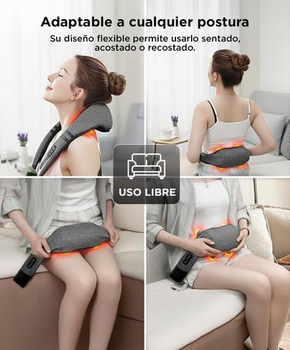 Masajeador De Cuello Gadnic Yapeyú Cervical Recargable Shiatsu - 4