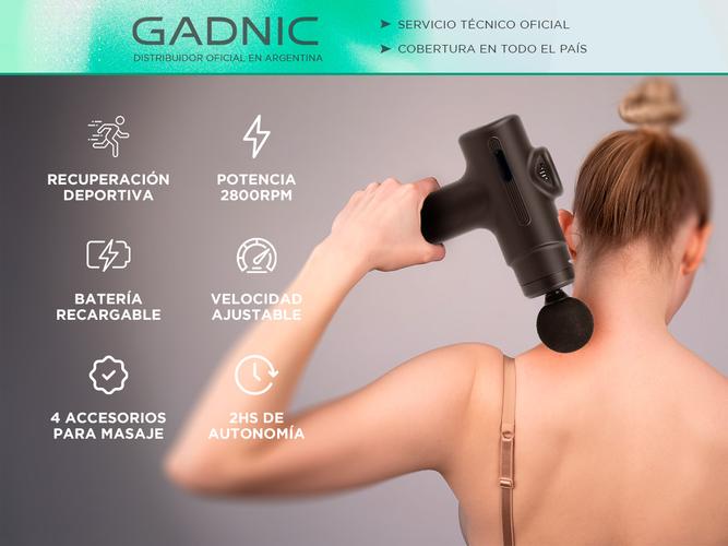 Pistola Masajeadora MP904 Batería Recargable Usado - 1