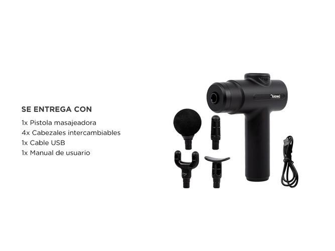 Pistola Masajeadora MP904 Batería Recargable - 6