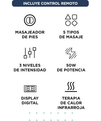 Masajeador de Pies Eléctrico Gadnic Con Terapia de Calor  - 2