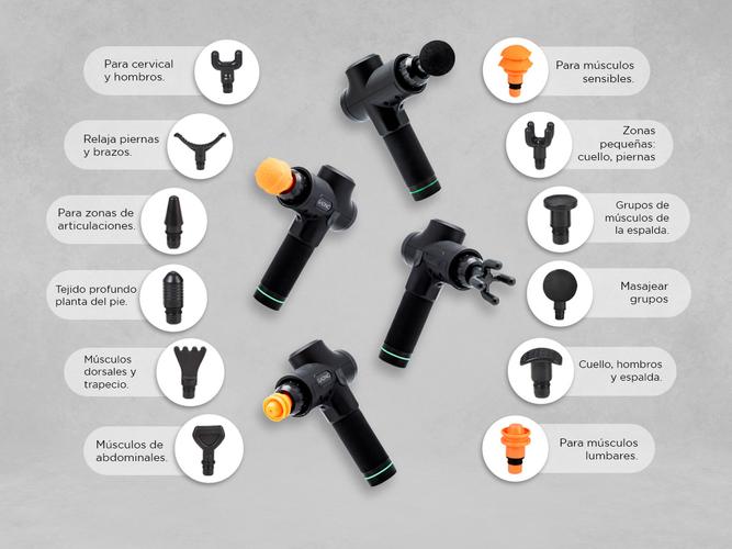 Pistola Masajeadora Exp Mass Gadnic 30 velocidades Usado - 3