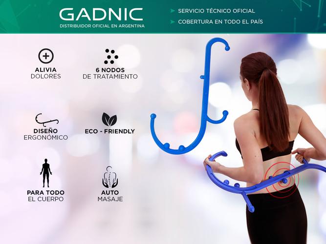 Masajeador De Espalda Cuello Gadnic De Punto De Gatillo y Terapia de Caña - 1
