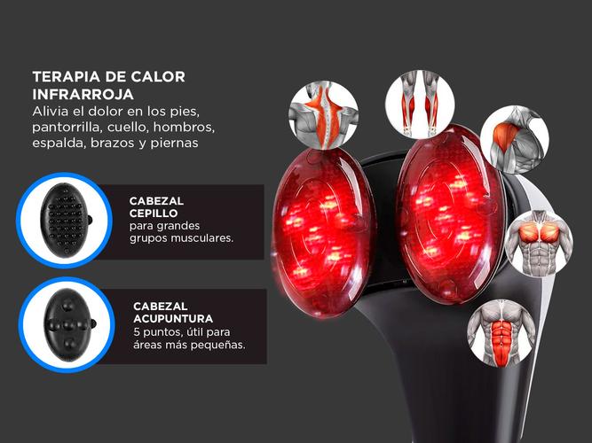 Masajeador De Mano Gadnic M156 Portátil Doble Cabezal - 3