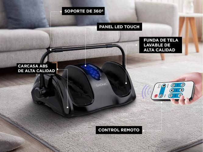 Masajeador De Pies Gadnic Eléctrico Con Tecnología de Calor y Control Remoto - 3
