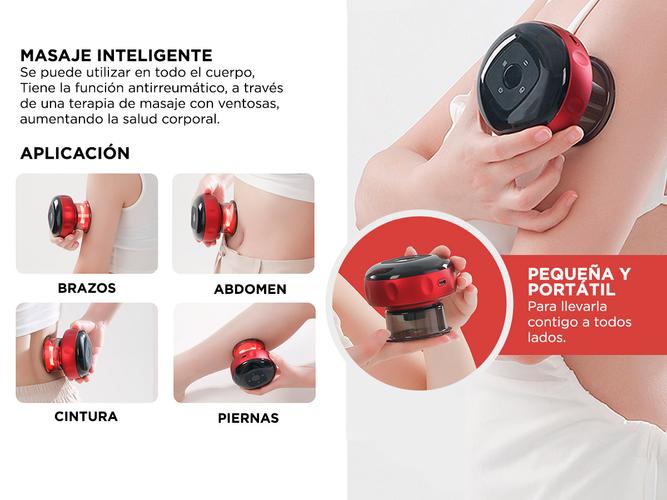 Masajeador por Succión Gadnic DK-11 Masaje Inteligente Ventosas Eléctricas - 2