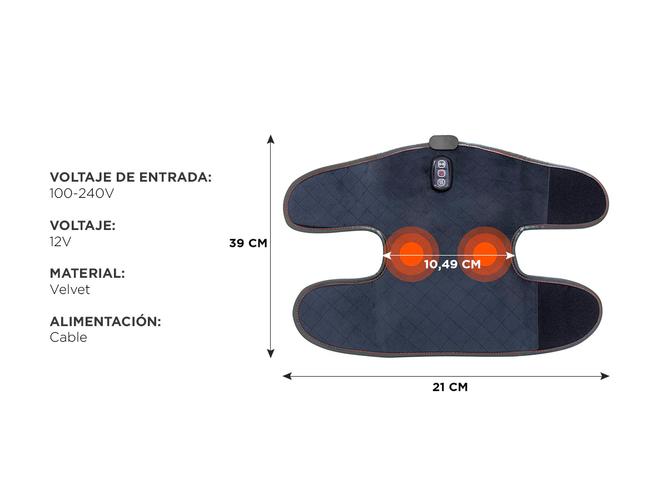 Masajeador de Rodillas Gadnic OLSIY77 Con Almohadilla Térmica - 5