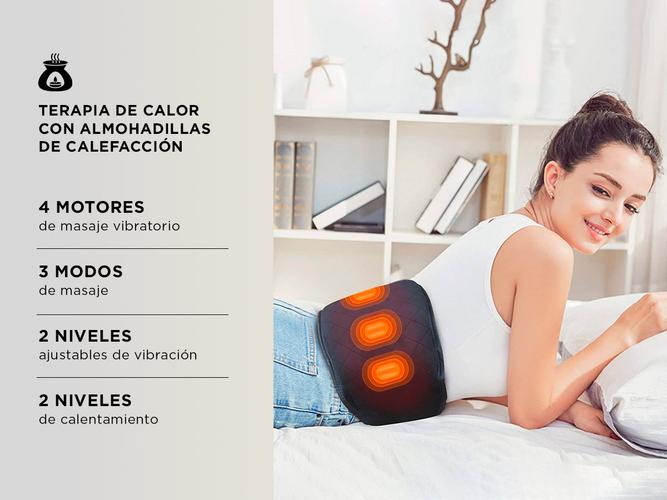Masajeador de Espalda y Adbdomen Gadnic SYHET14 con Almohadilla Térmica  Usado - 2