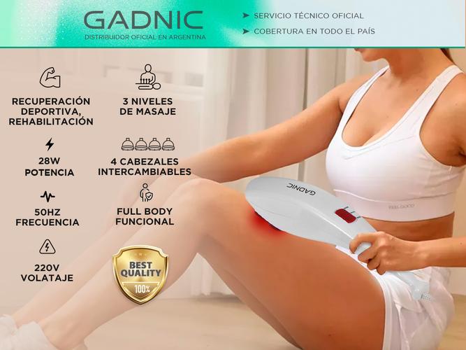 Masajeador de Mano Gadnic Corporal  4 Cabezales Intercambiables  Outlet - 1