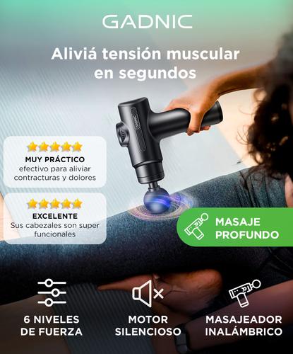 Pistola Masajeadora Gadnic Recargable 6 Niveles - 1
