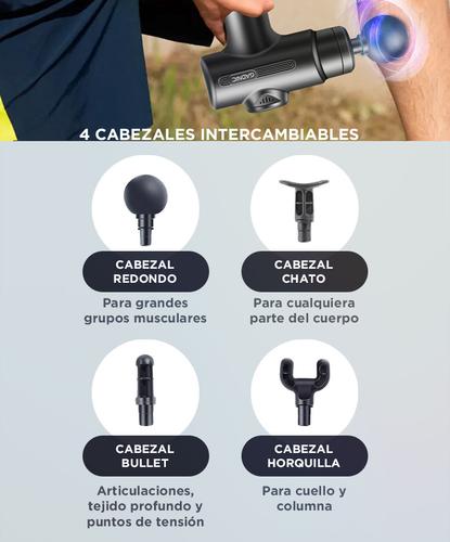 Pistola Masajeadora Gadnic Recargable 6 Niveles - 2