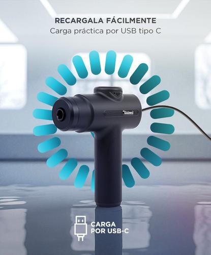 Pistola Masajeadora Gadnic Recargable 6 Niveles - 3