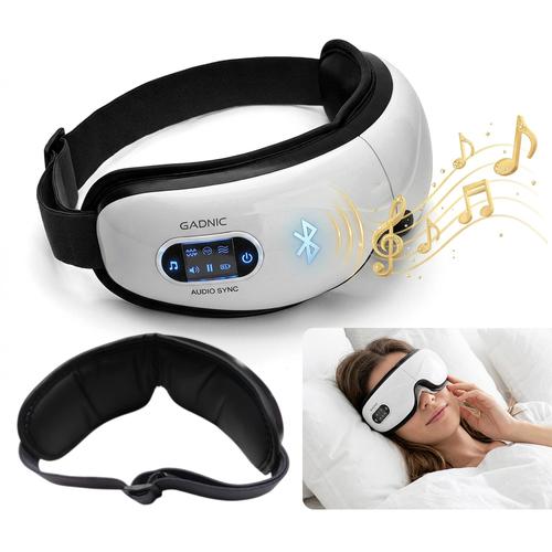 Masajeador de Ojos EyeRelax 3D Gadnic Electrico Inalambrico Vibracion Presion Calor Diseño Plegable Musica Integrada - 0