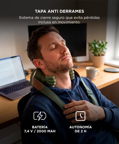 Masajeador Cervical De Cuello Y Hombros Gadnic 20W Motor Brushless 3 Niveles Calor Bateria 2000mAh Conexión Tipo C - 3