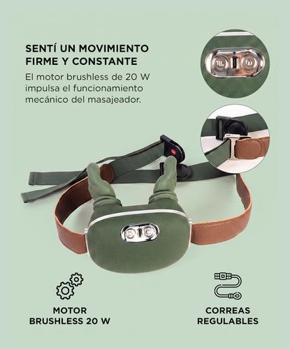 Masajeador Cervical De Cuello Y Hombros Gadnic 20W Motor Brushless 3 Niveles Calor Bateria 2000mAh Conexión Tipo C - 4