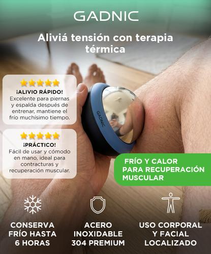 Cryo Bola Masajeadora Gadnic Roller Rodillo Térmico Frío Calor Recuperación Muscular - 1