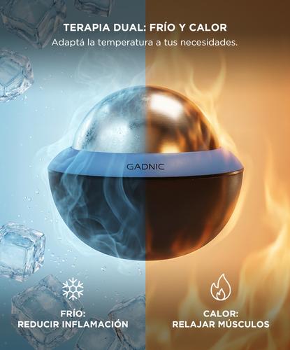 Cryo Bola Masajeadora Gadnic Roller Rodillo Térmico Frío Calor Recuperación Muscular - 2