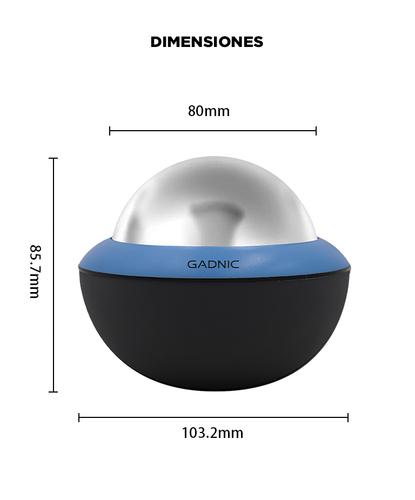 Cryo Bola Masajeadora Gadnic Roller Rodillo Térmico Frío Calor Recuperación Muscular - 5