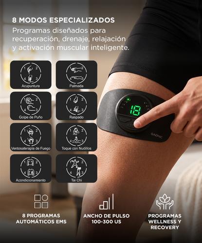 Electroestimulador Muscular Gadnic Parche Inteligente EMS Abs Recovery Tech - 3